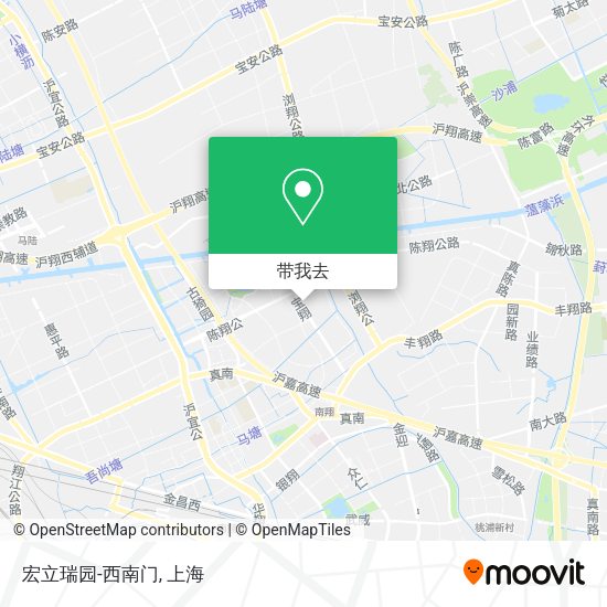 宏立瑞园-西南门地图