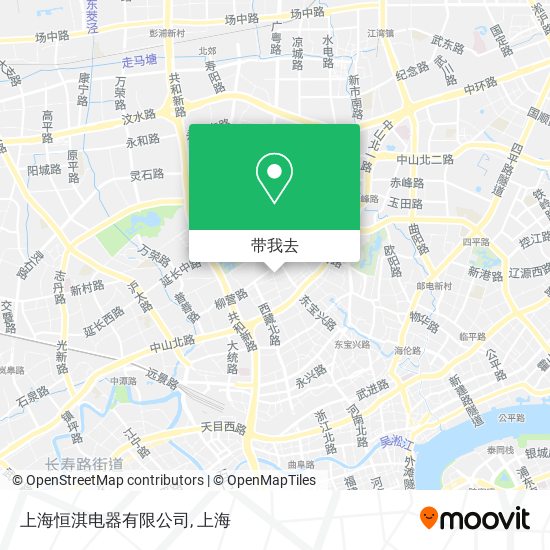 上海恒淇电器有限公司地图