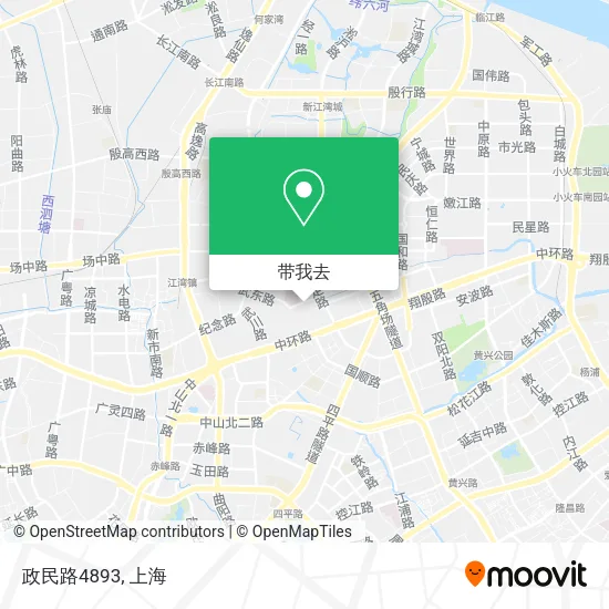 政民路4893地图