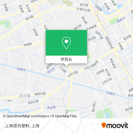 上海荣兴塑料地图