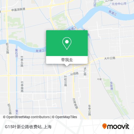 G15叶新公路收费站地图