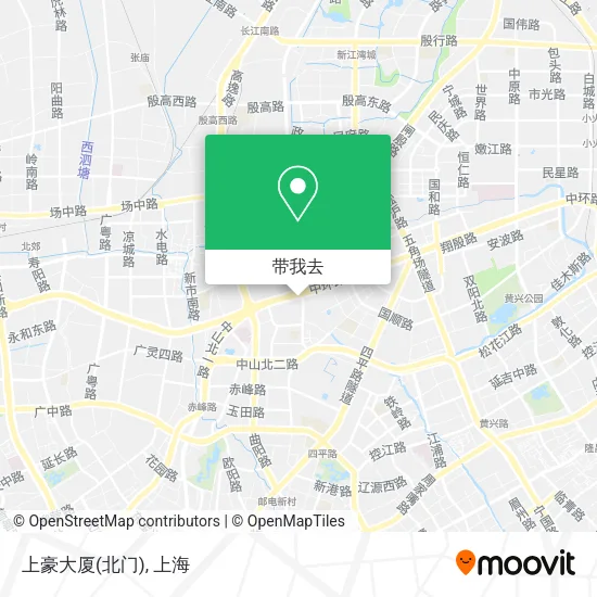 上豪大厦(北门)地图