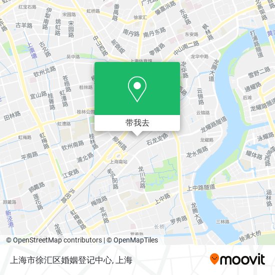 上海市徐汇区婚姻登记中心地图