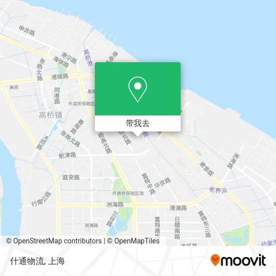 什通物流地图