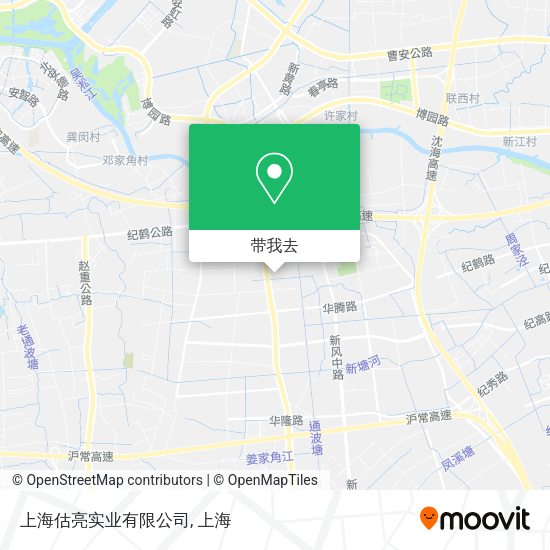 上海估亮实业有限公司地图