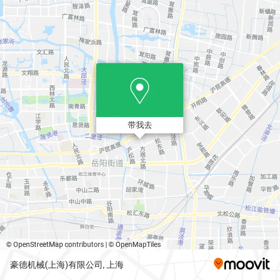 豪德机械(上海)有限公司地图
