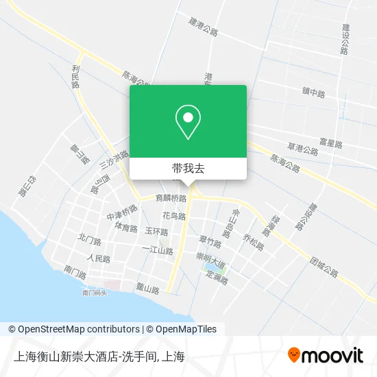 上海衡山新崇大酒店-洗手间地图