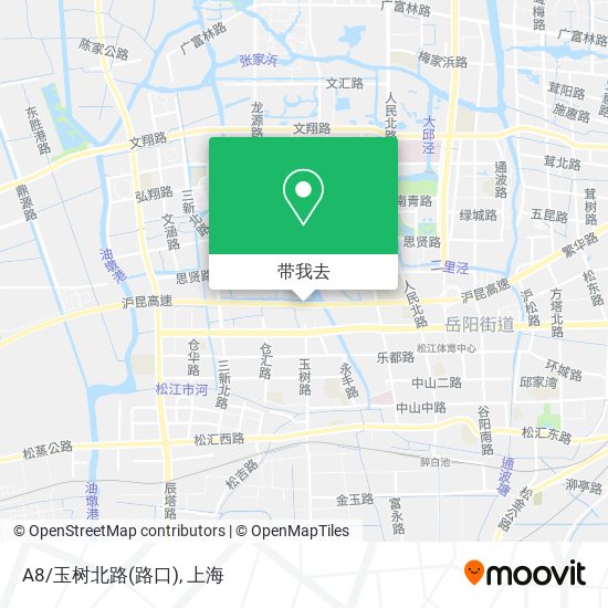 A8/玉树北路(路口)地图