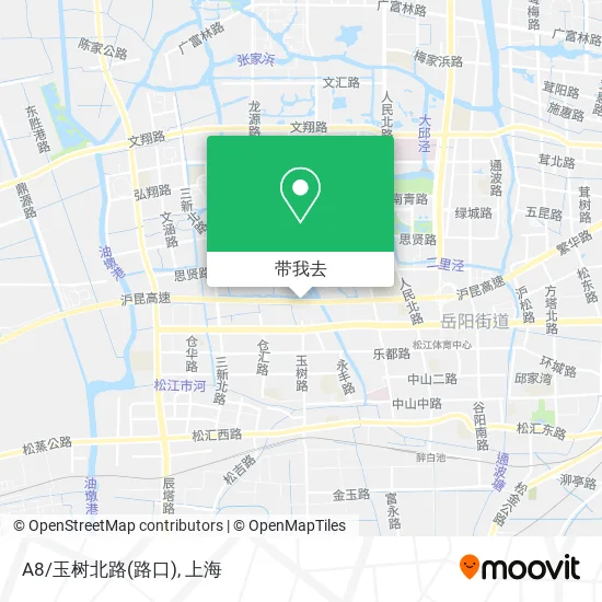 A8/玉树北路(路口)地图