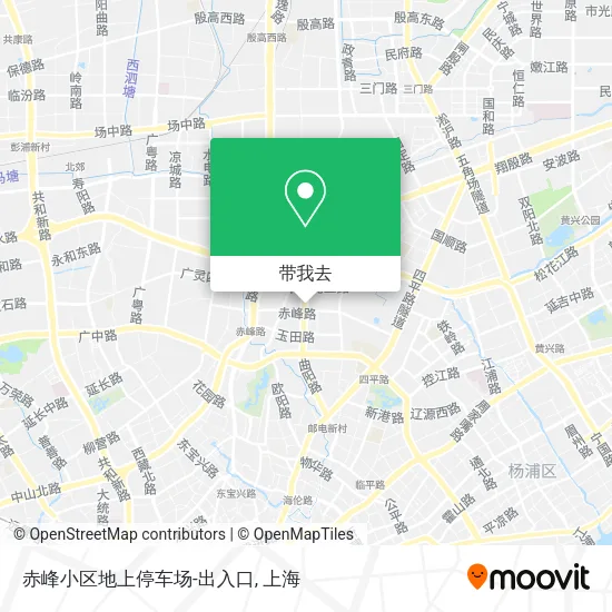 赤峰小区地上停车场-出入口地图