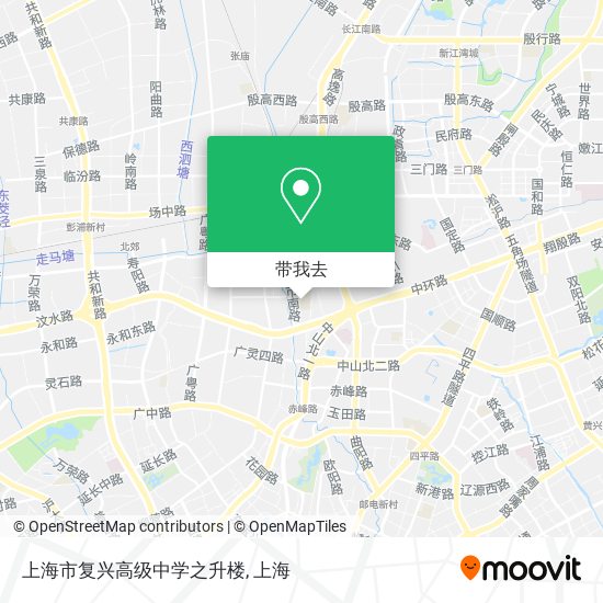 上海市复兴高级中学之升楼地图