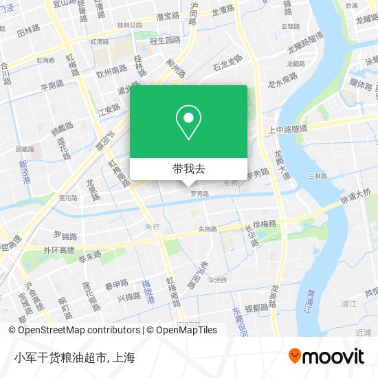 小军干货粮油超市地图