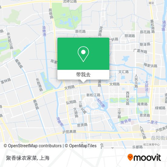 聚香缘农家菜地图