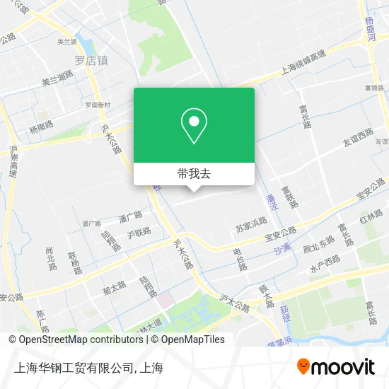 上海华钢工贸有限公司地图