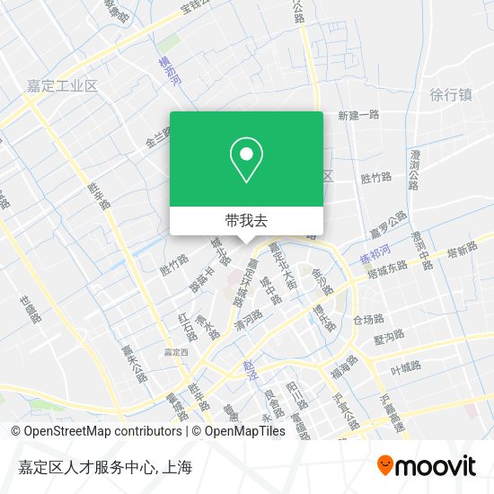嘉定区人才服务中心地图