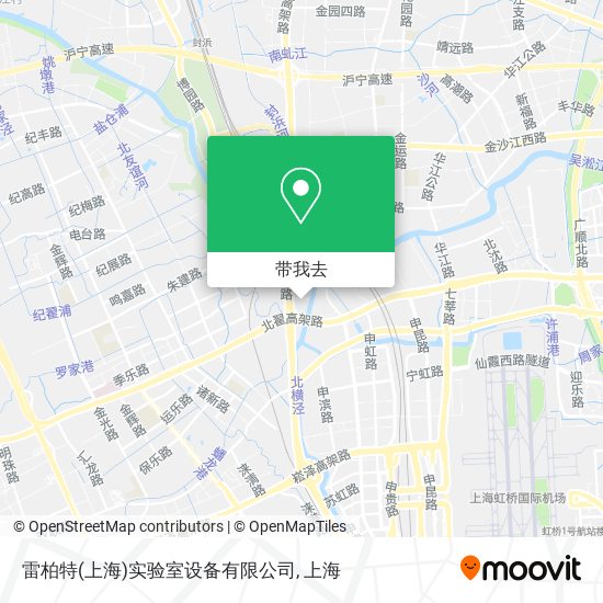 雷柏特(上海)实验室设备有限公司地图