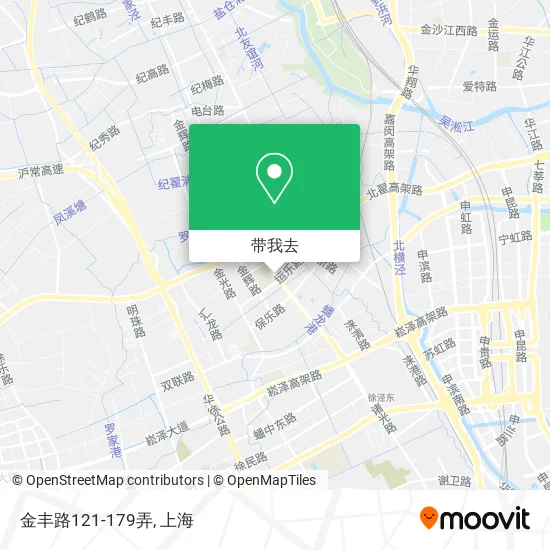 金丰路121-179弄地图
