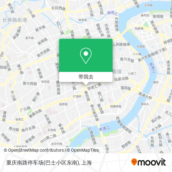 重庆南路停车场(巴士小区东南)地图