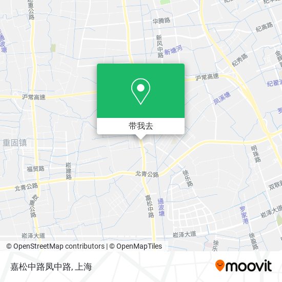 嘉松中路凤中路地图