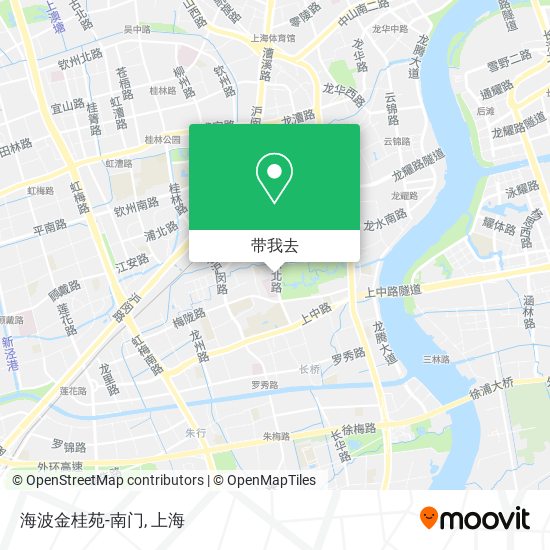 海波金桂苑-南门地图