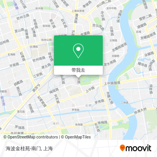 海波金桂苑-南门地图