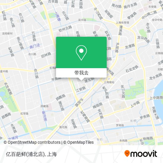 亿百葩鲜(浦北店)地图