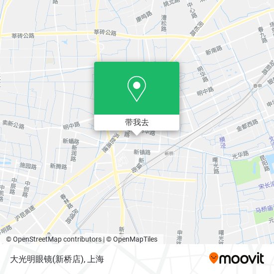 大光明眼镜(新桥店)地图