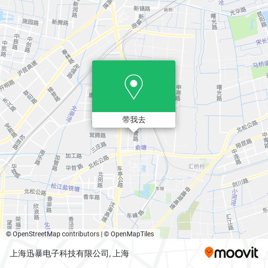 上海迅暴电子科技有限公司地图