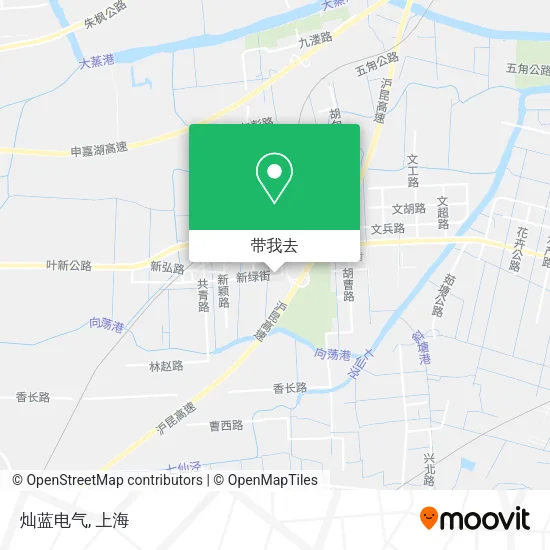 灿蓝电气地图