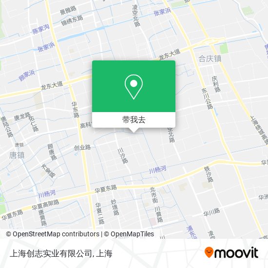上海创志实业有限公司地图