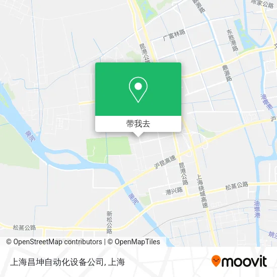 上海昌坤自动化设备公司地图