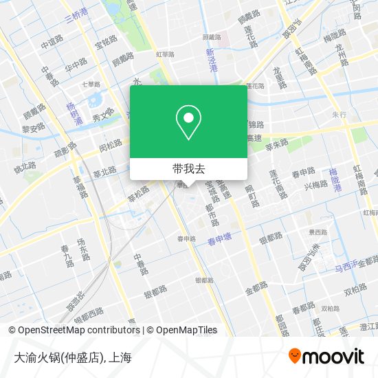 大渝火锅(仲盛店)地图