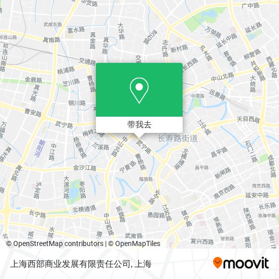 上海西部商业发展有限责任公司地图