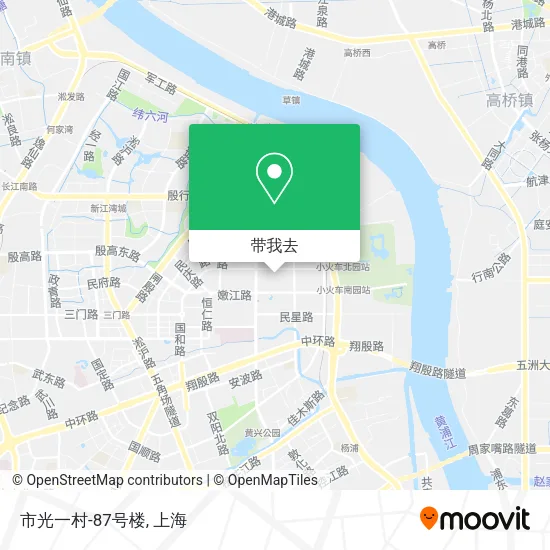 市光一村-87号楼地图