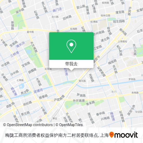 梅陇工商所消费者权益保护南方二村居委联络点地图