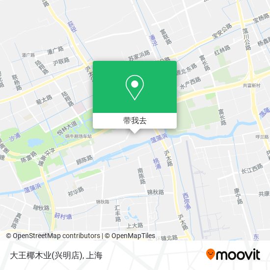 大王椰木业(兴明店)地图