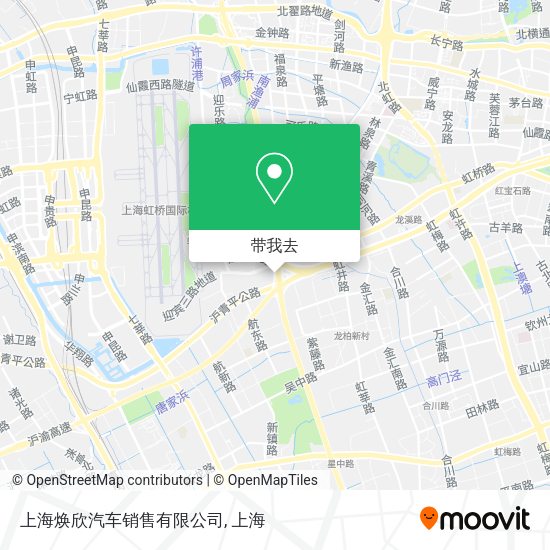 上海焕欣汽车销售有限公司地图