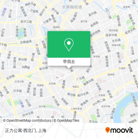 正力公寓-西北门地图