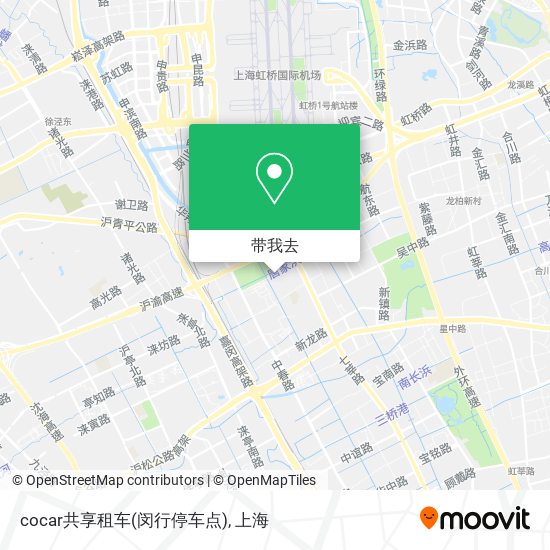 cocar共享租车(闵行停车点)地图