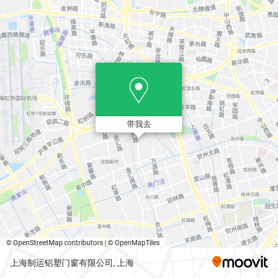 上海制运铝塑门窗有限公司地图