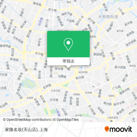 家隆名妆(天山店)地图