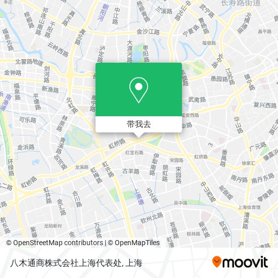 八木通商株式会社上海代表处地图