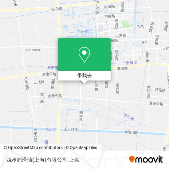 西雅润滑油(上海)有限公司地图