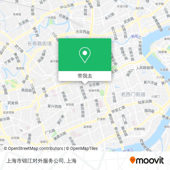 上海市锦江对外服务公司地图