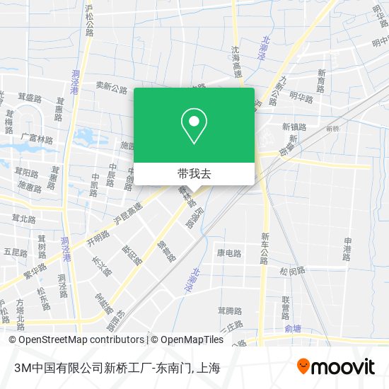 3M中国有限公司新桥工厂-东南门地图