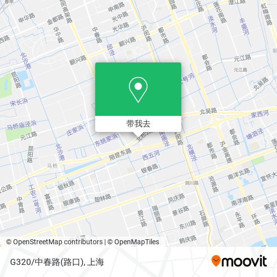 G320/中春路(路口)地图