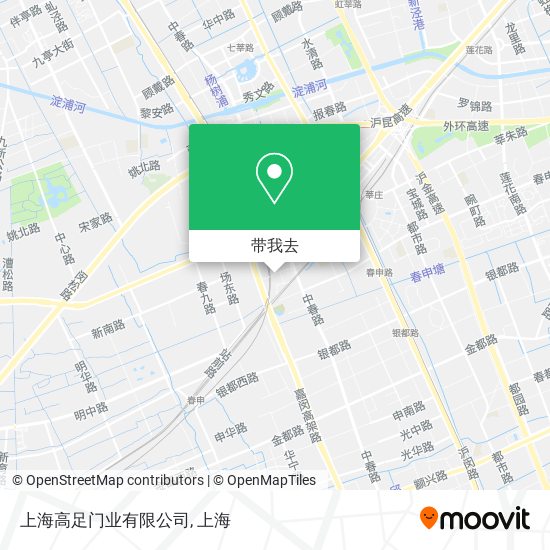上海高足门业有限公司地图