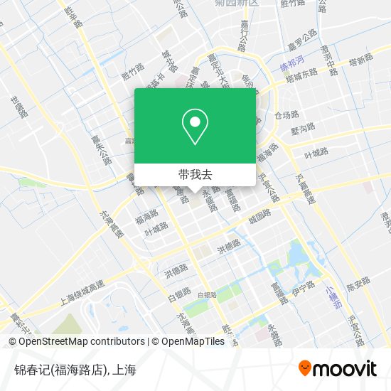 锦春记(福海路店)地图
