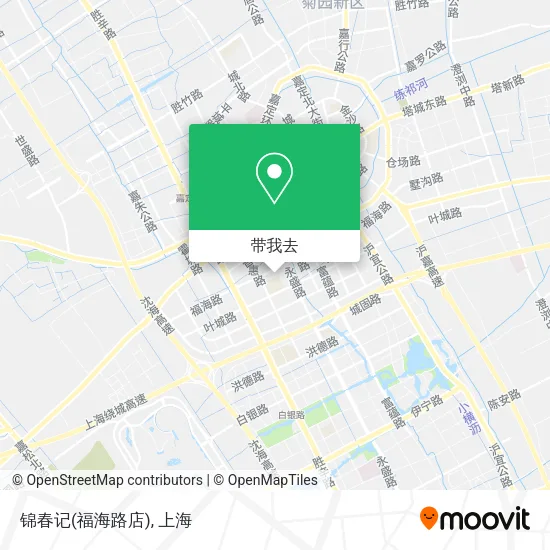 锦春记(福海路店)地图