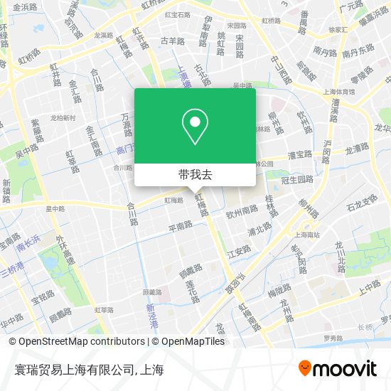 寰瑞贸易上海有限公司地图